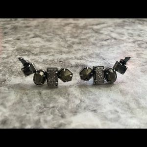 Kendra Scott Gun Metal Crawlers